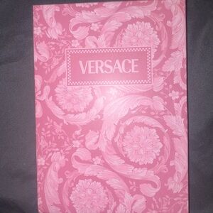 Versace Pink hard back note book.